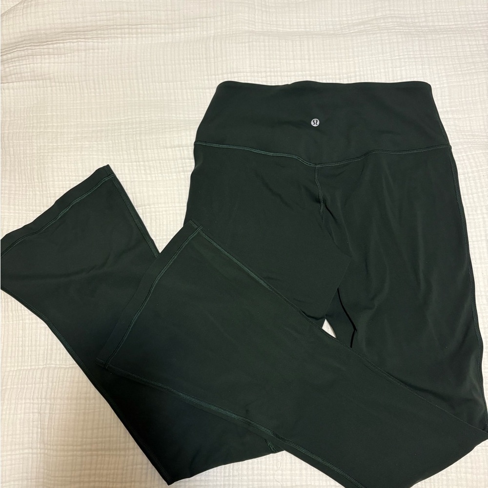 lululemon athletica Black Boot-Cut Yoga Pants